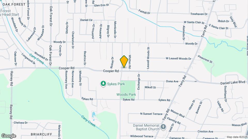422 Cooper Rd Map and Location Details