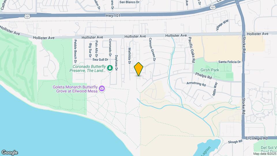 406 Ellwood Beach Dr Map and Location Details