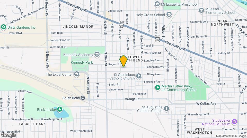 2117 Bertrand St Map and Location Details