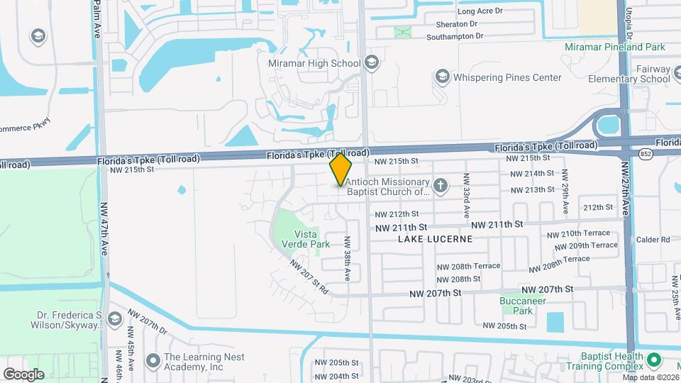 3793 NW 213th Terrace Map and Location Details