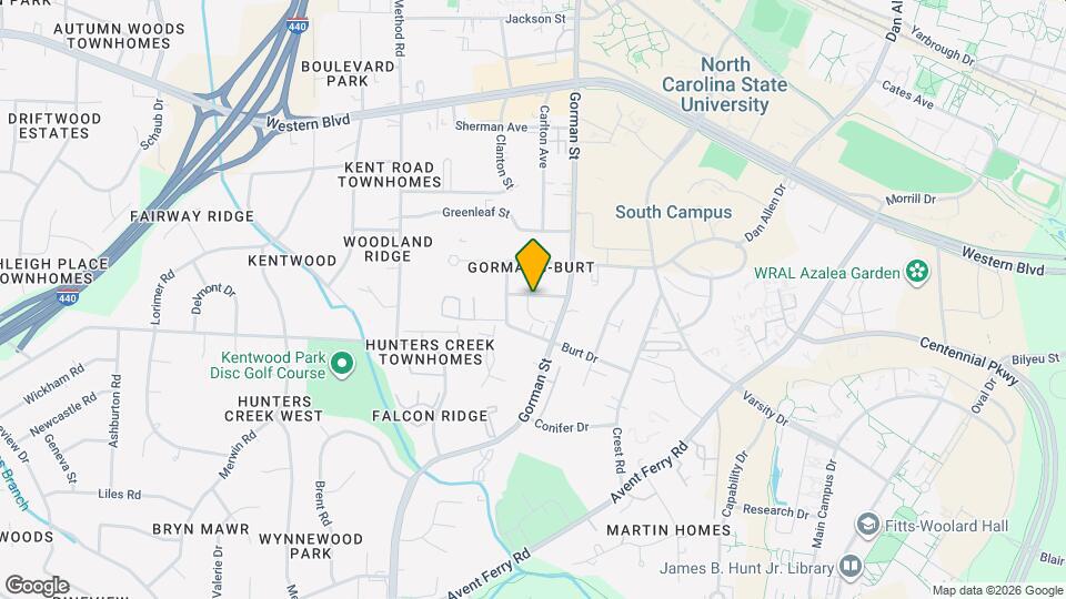 Gorman Row Mapa y Detalles de la Ubicación