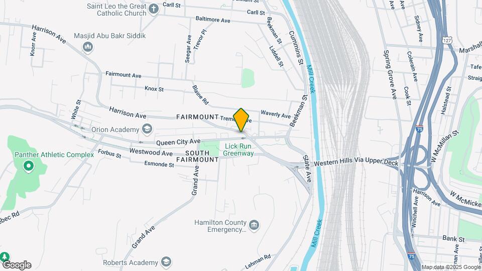1610 Queen City Ave Map and Location Details