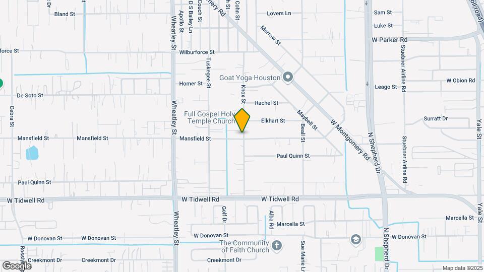902 Mansfield St-Unit -A Map and Location Details