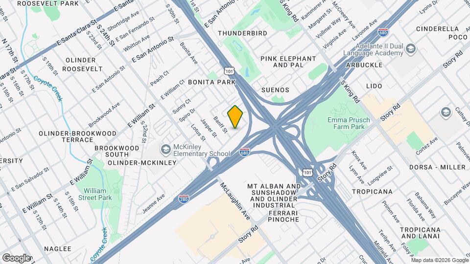 1343 Herald Ave Mapa y Detalles de la Ubicación