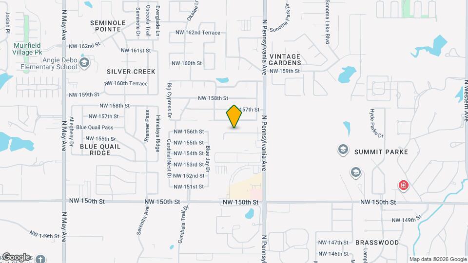 2201 NW 155th St Map and Location Details