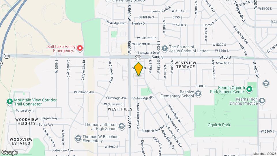 5540 W Stone Blf Wy Map and Location Details