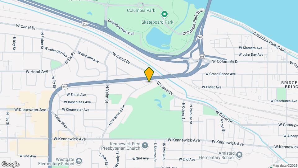 603 N Underwood St, Unit A Map and Location Details