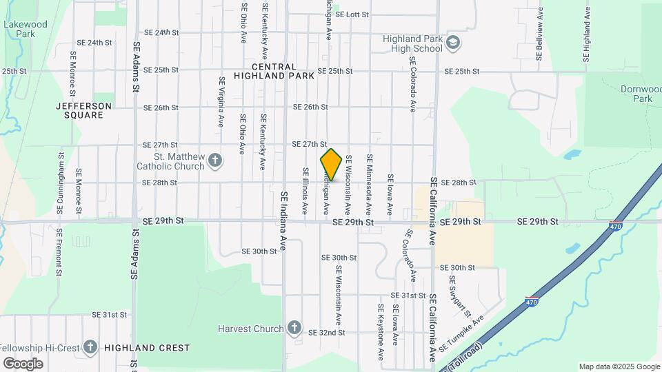 2800 SE Michigan Ave Map and Location Details