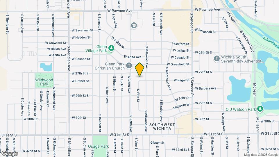 1722 W Regal St Map and Location Details