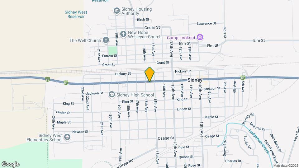 1529 Illinois St Map and Location Details