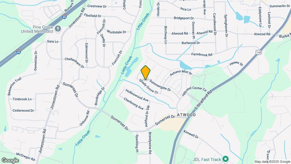 460 Shady Grove Ct Map and Location Details