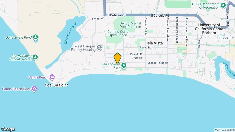 6838 Del Playa Dr Map and Location Details