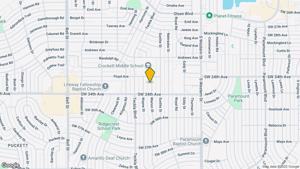 3308 Marion St Map and Location Details