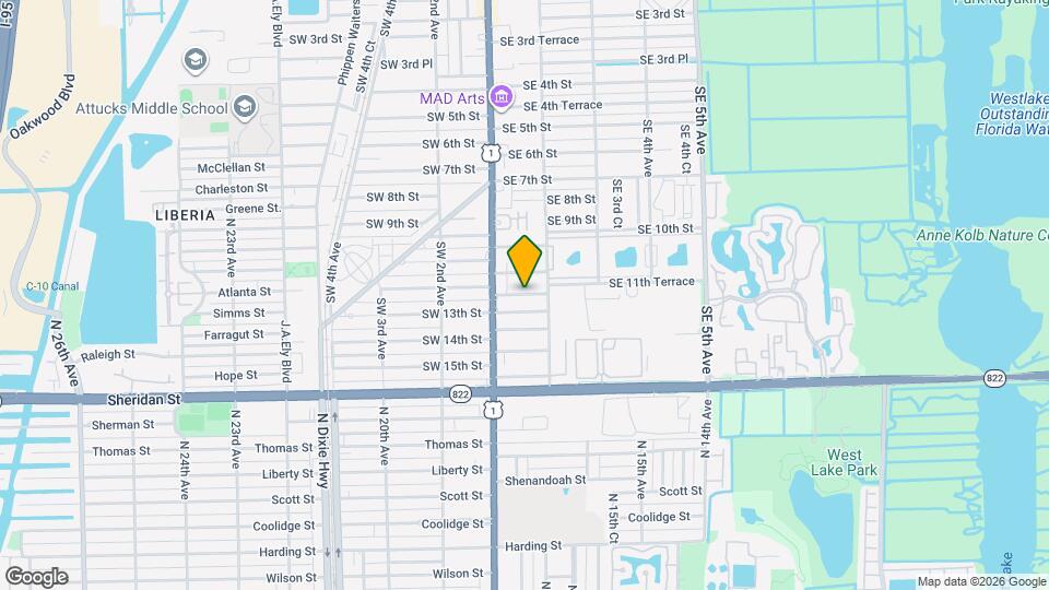 57 SE 12th St Mapa y Detalles de la Ubicación