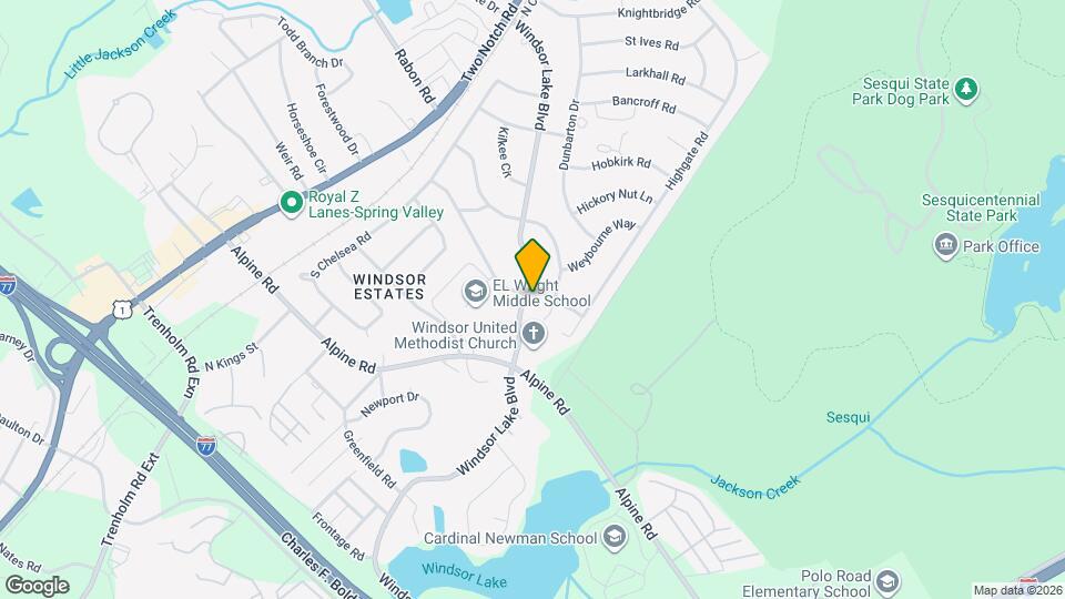 9574 Windsor Lake Blvd Mapa y Detalles de la Ubicación