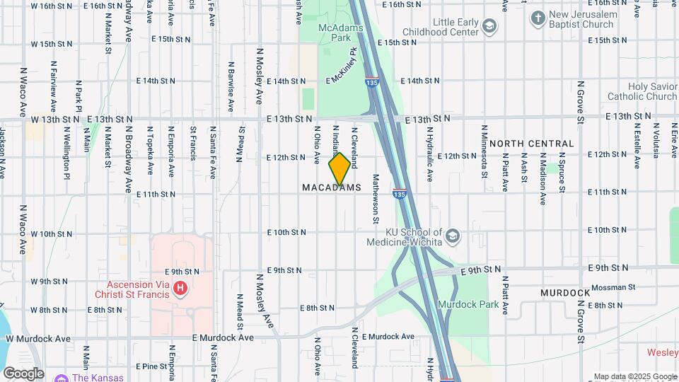 1204 N Indiana Ave Map and Location Details