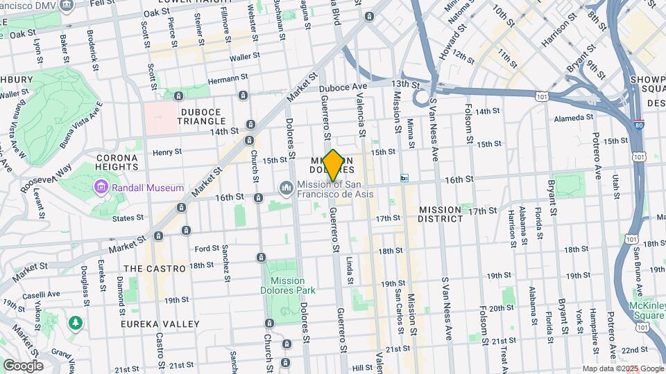 3196 16th St Map and Location Details