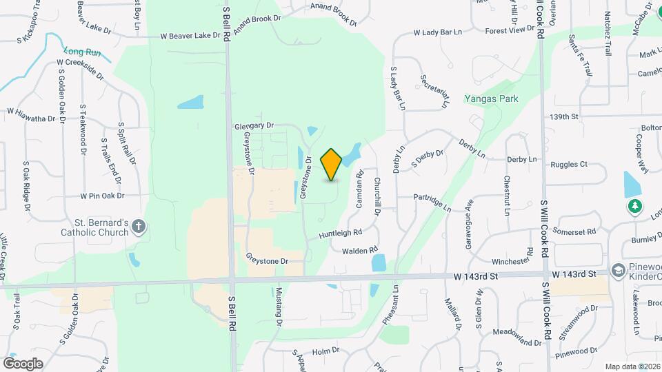 14100 Sheffield Dr Map and Location Details