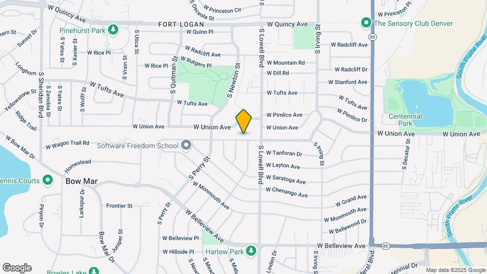 3731 W Wagontrail Dr Map and Location Details