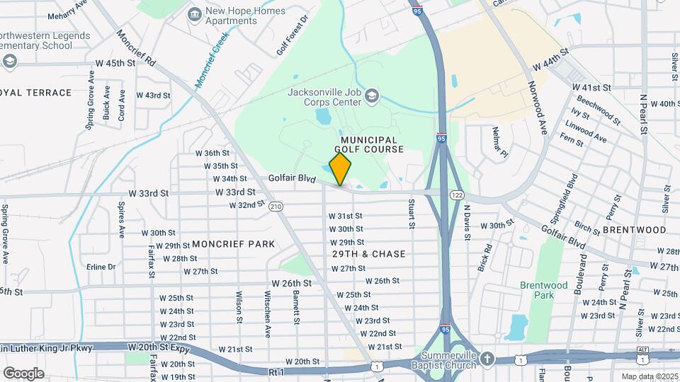 1256 W 33rd St Map and Location Details