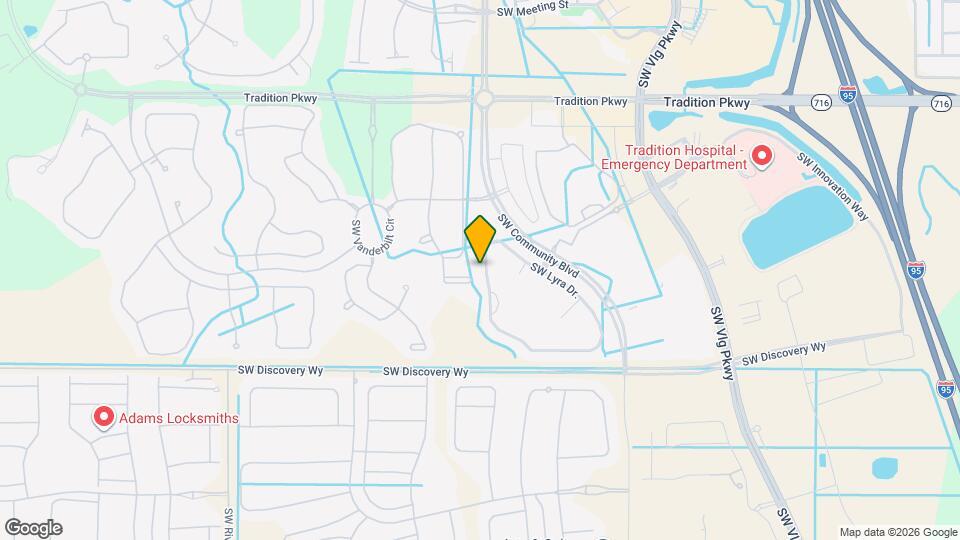 11381 SW Lyra Dr. Map and Location Details