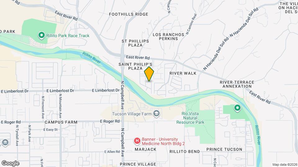 2030 E River Rd Map and Location Details