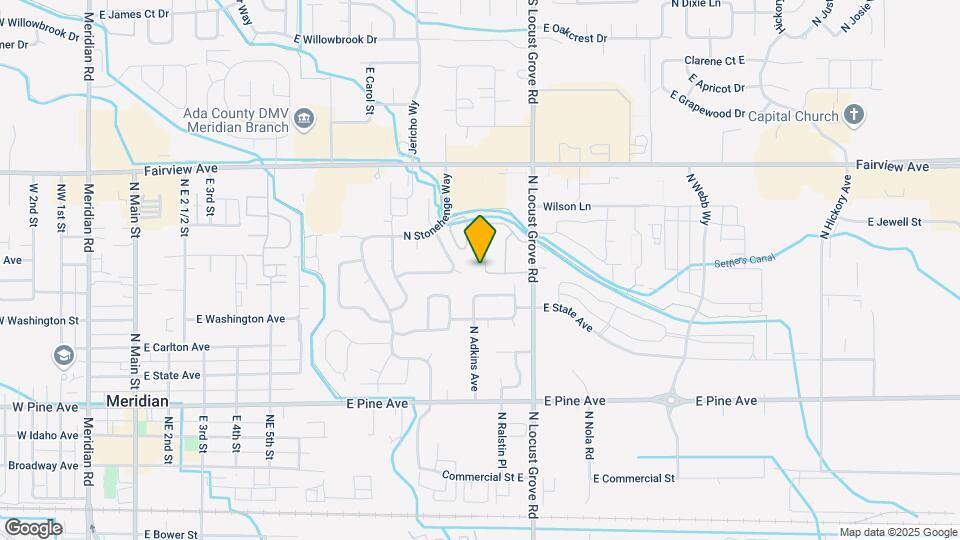 1215 N Gallant Ln Map and Location Details