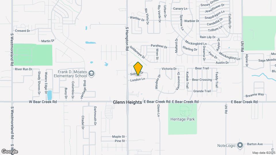 125 London Ln Map and Location Details