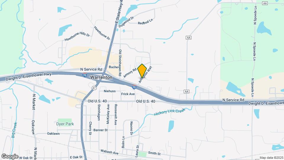 100 Arlington Way Map and Location Details