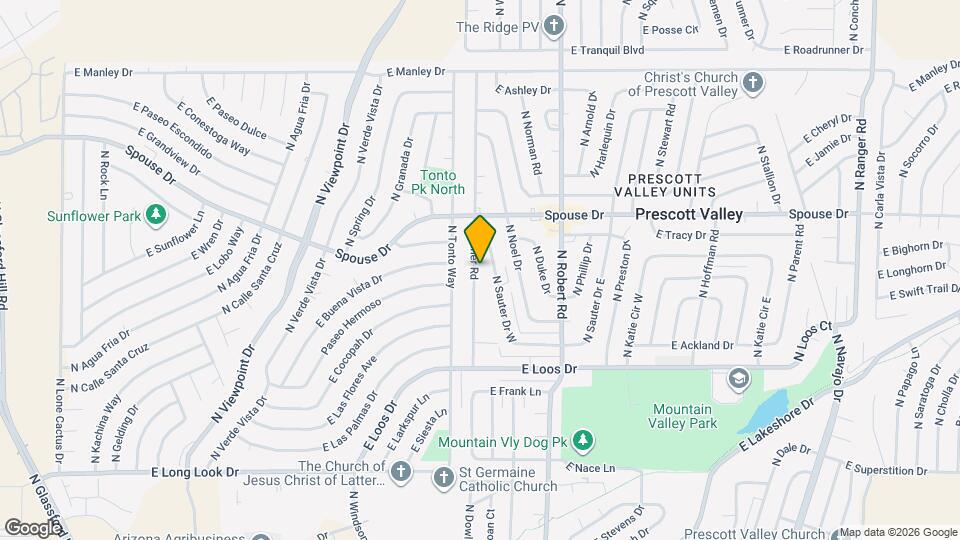4483 N Miner Rd Map and Location Details