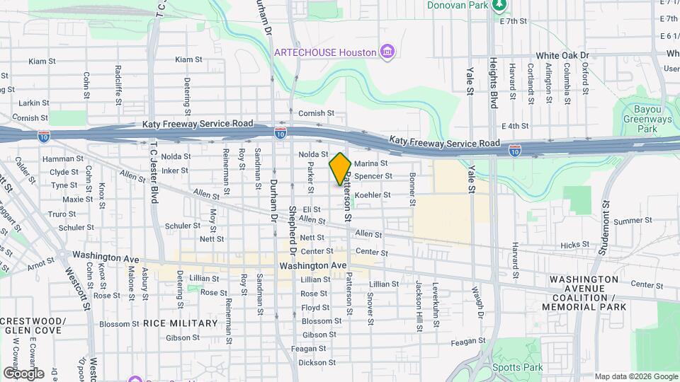 4508 Maxie St Map and Location Details