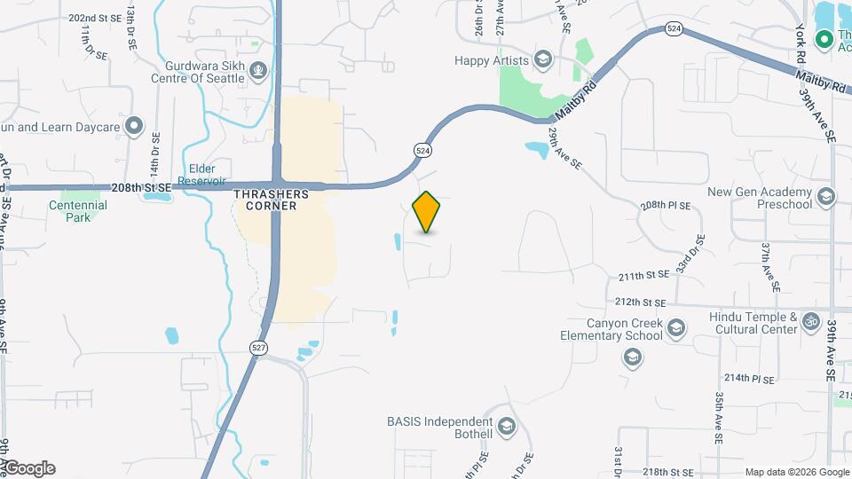 2319 210th St SE Mapa y Detalles de la Ubicación