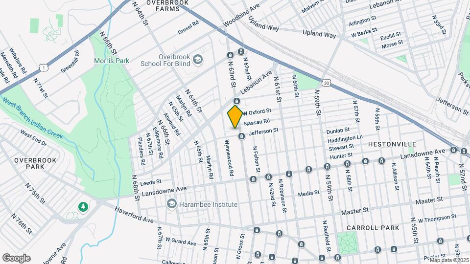 Overbrook Lofts Mapa y Detalles de la Ubicación