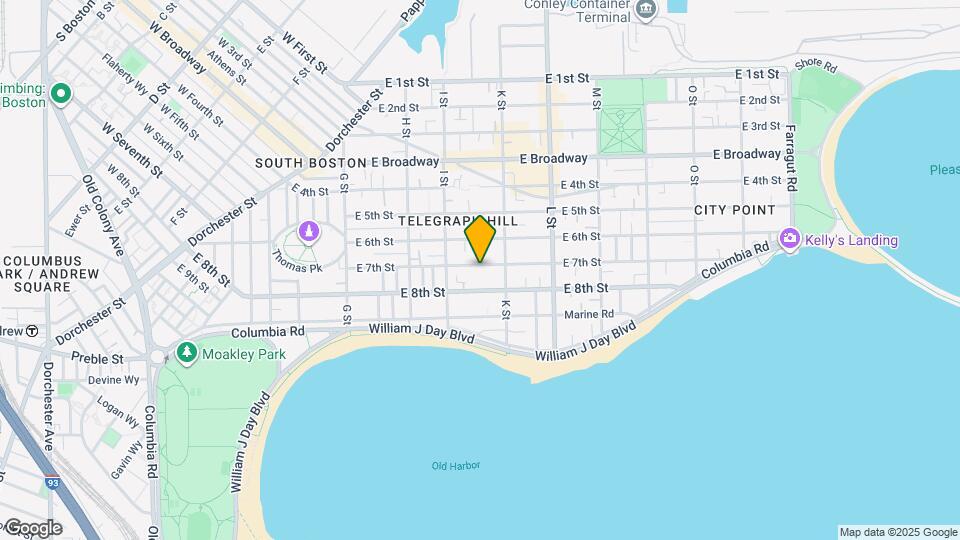 551 E 7th St Map and Location Details