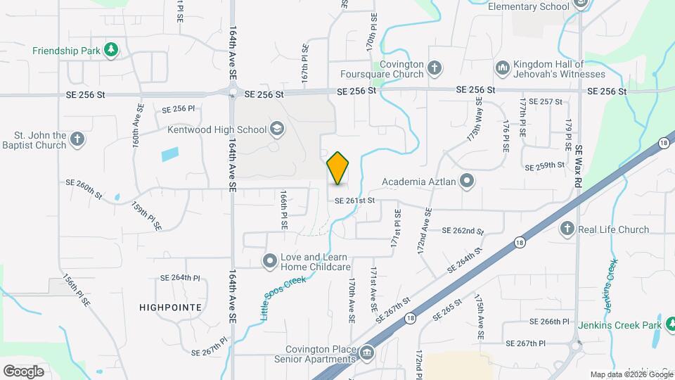 16829 SE 260th St Map and Location Details