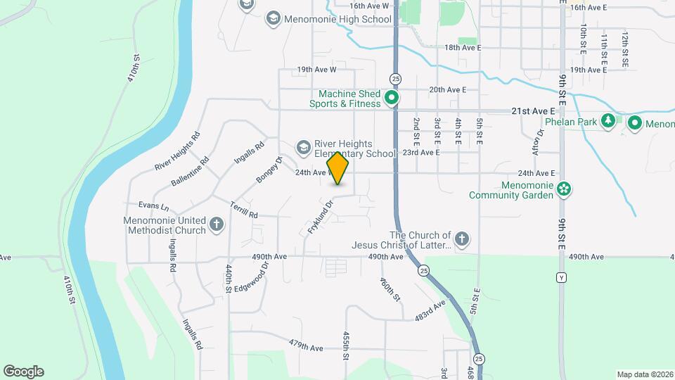 2419 Fryklund Dr Map and Location Details