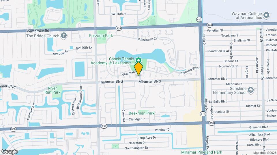 2451 SW 85th Terrace Map and Location Details