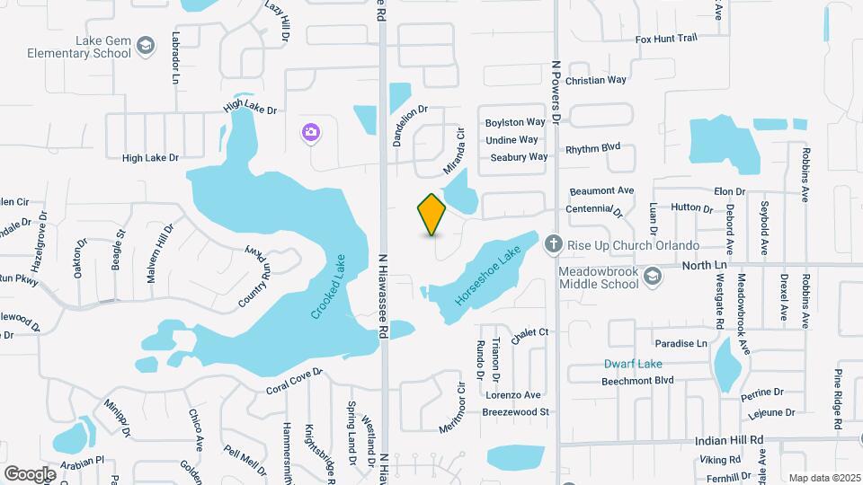 6608 Whirlaway Cir Map and Location Details