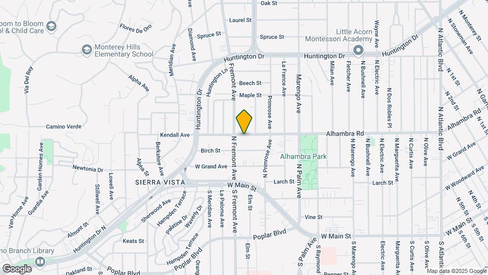 2508 Alhambra Rd Map and Location Details