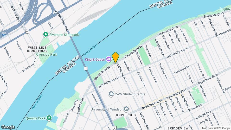 2437 Riverside Dr W Mapa y Detalles de la Ubicación