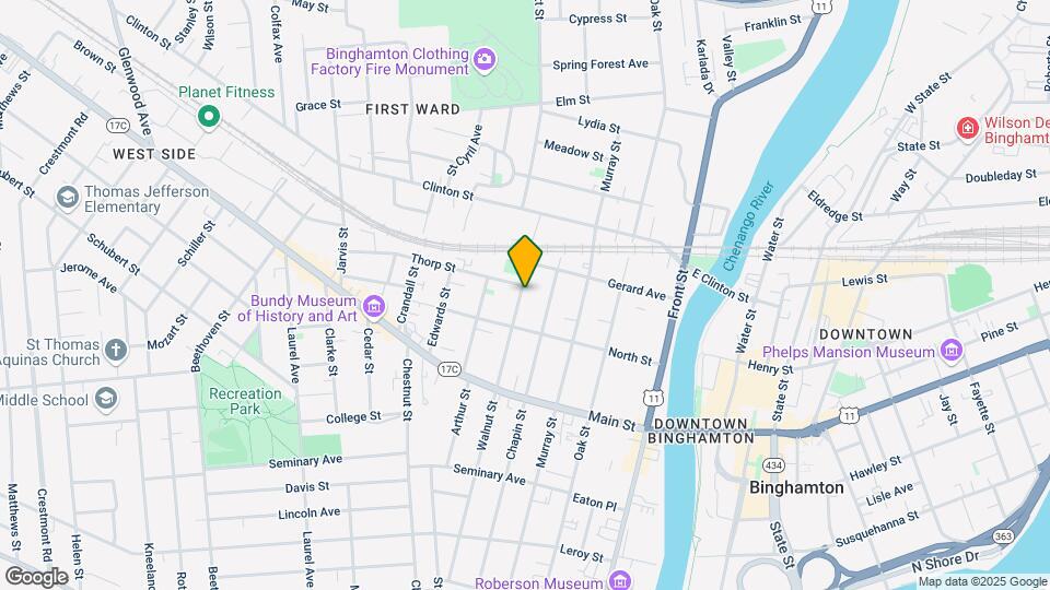 110 Walnut St Mapa y Detalles de la Ubicación