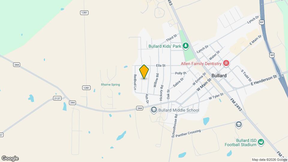 112 Bois D Arc Drive Map and Location Details