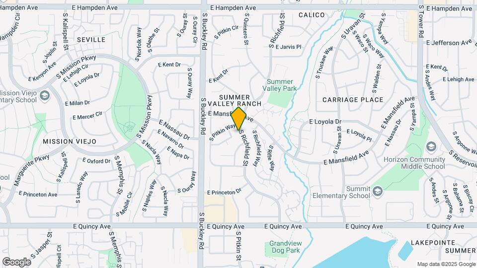 3935 S Richfield St Mapa y Detalles de la Ubicación