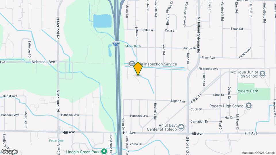 6244 Timberside Dr Map and Location Details