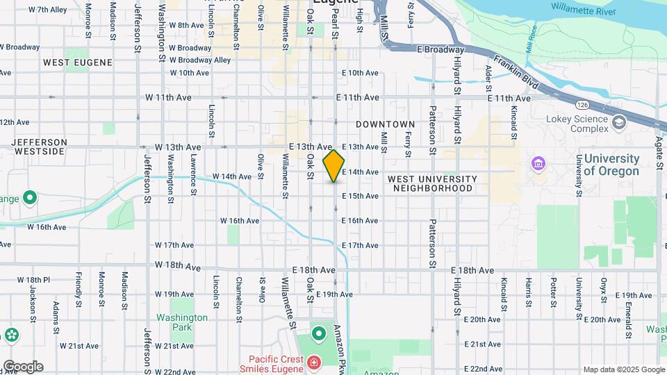 1458 Pearl St Map and Location Details