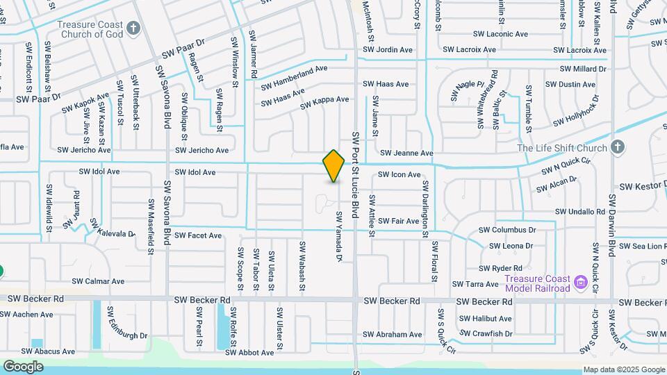 4336 SW Yamada Dr Map and Location Details
