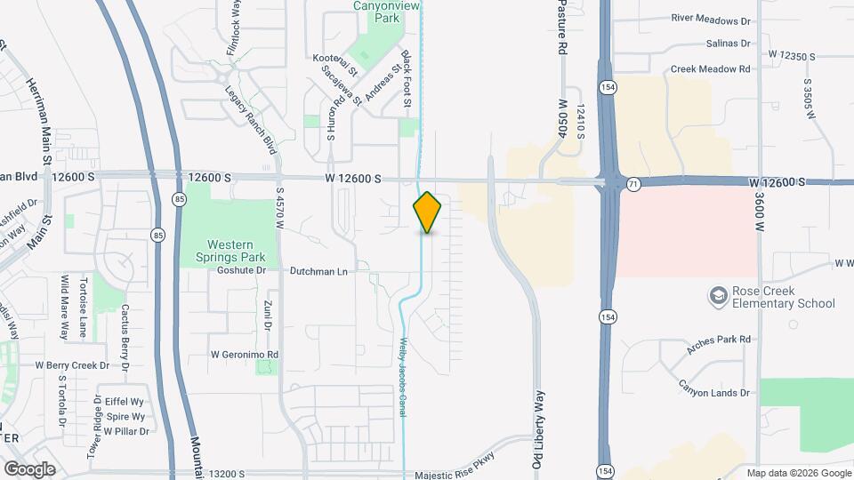 12724 S Quail Lake Dr Map and Location Details