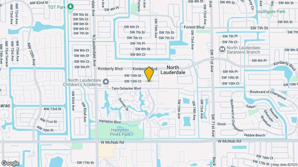 7640 SW 10th Ct Map and Location Details
