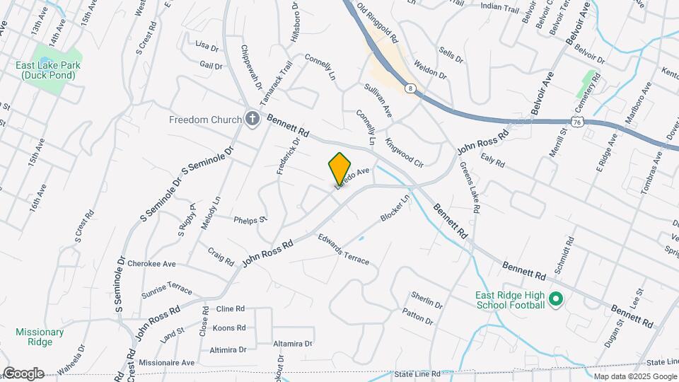 1222 Laredo Ave Mapa y Detalles de la Ubicación