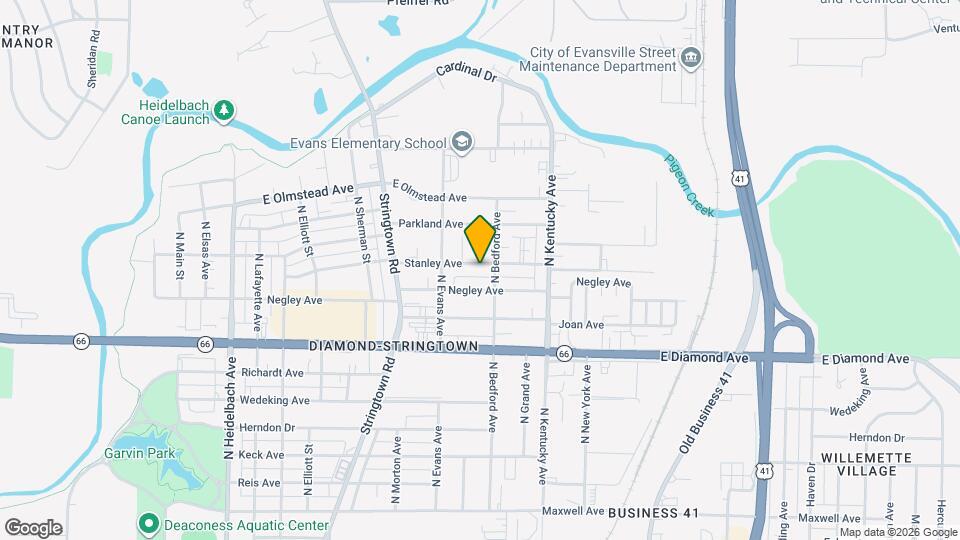 841 Stanley Ave Map and Location Details